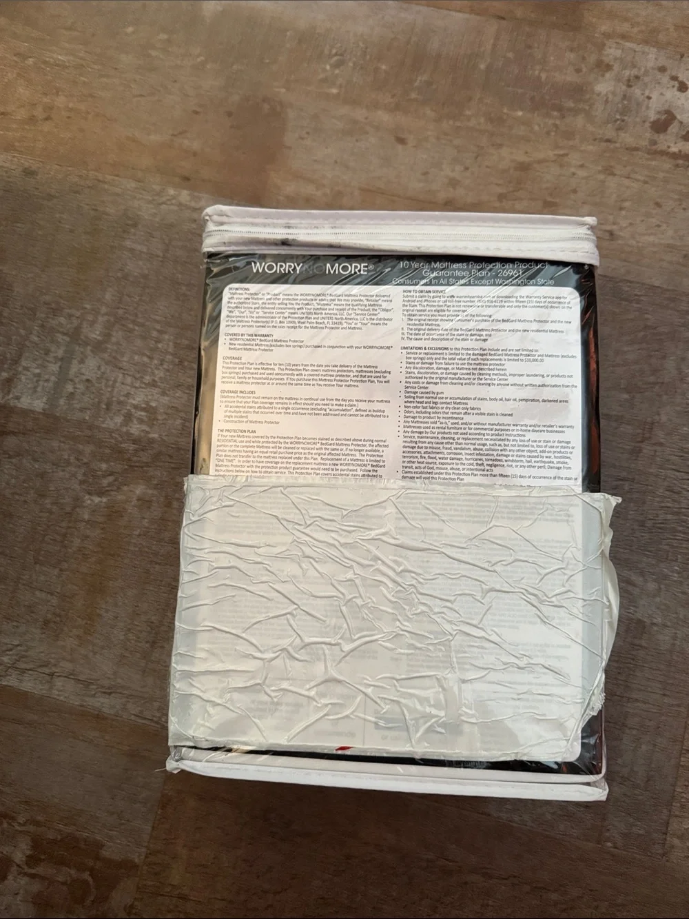 Macy's Perfect Protector Mattress Cover in White